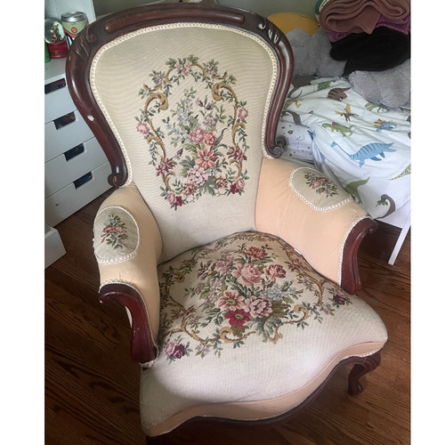 Vintage armchair second hand - vintage,