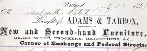 1869 adams tarbox new - new, and